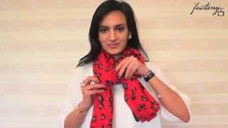 10 Different Ways to Tie Your Scarf  ١٠ طرق مختلفة لربط السكارف [upl. by Idnahr]