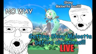 Live Completing the Paldea Pokedex for Shiny Meloetta before Christmas Day 1 [upl. by Vidda]