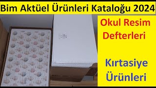 Bim Aktüel Ürünleri Kataloğu 2024  Okul Resim Defterleri  Kırtasiye ürünleri keşfet [upl. by Sined]