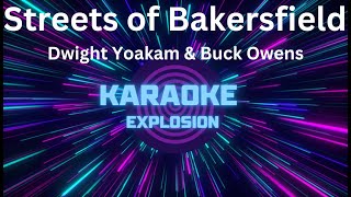 Streets of Bakersfield  Karaoke  Dwight Yoakam amp Buck Owens karaoke [upl. by Blondell903]