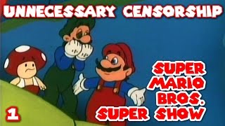 Unnecessary Censorship Super Mario Bros Super Show  1 [upl. by Siraf699]