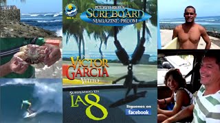 Surfing en la 8 en San Juan PR y entrevista con Víctor Garcia Vitito [upl. by Mcadams]