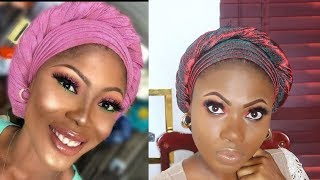 HOW TO TIE THE SIMPLEST ASOOKE GELE EVER IN 3 MINUTES [upl. by Enyawud]