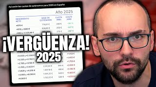 ¡NUEVA VERGÜENZA 🤬 AUTÓNOMOS y CUOTAS 2025 💸 Xokas [upl. by Egwin]