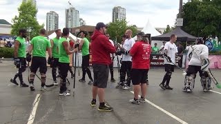 Giant Falcons vs Misfits  CBC Play On Street Hockey PlayOn Vancouver 4ON4 quotElitequot Div Final [upl. by Sieracki]