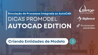 ProModel AutoCAD Edition  Criando entidades no modelo [upl. by Nalon187]