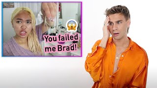 Brad Mondo Reacts To Crazy Bleach Fails [upl. by Nyvrem]