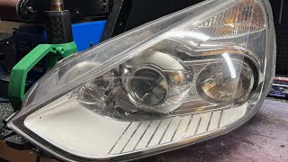 Ford S Max 20062014 Headlight Projector swap  retrofit Bixenon permaseal [upl. by Bernadine706]