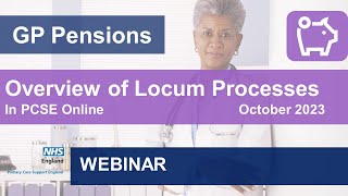 GP Pensions  Overview of Locum Pension processes webinar [upl. by Kantor]