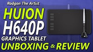 HUION H640P UNBOXING AND REVIEW [upl. by Oel]