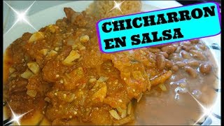 Chicharrón en Salsa Con Sabor a Pueblo [upl. by Aamsa]