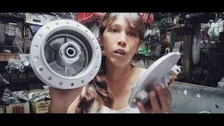 NEGOSYO TIPS SHOP TIPS FRONT HUB NG RUSI PWEDE GAMITAN NG TMX155 REAR HUB TMX 155  REAR HUB RUSI [upl. by Gilli222]