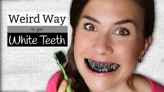 Activated Charcoal  Weird Way to Whiten Teeth [upl. by Holub]