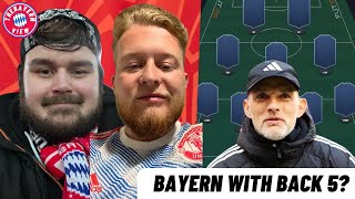 Why Bayern Dont Play with a backfive w TaylorTalksUnited [upl. by Odlabso]