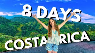 See Costa Rica in 2024  8 Day Road Trip [upl. by Netsirhc]