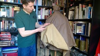 Wearing and Carrying the British Mk VII Ground Sheet  Reenacting Tips [upl. by Elamef]