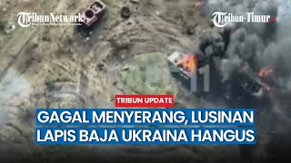 FULL Lusinan Ranpur Ukraina yang Terobos Rabotino Dihabisi ATGM hingga Drone Peledak Rusia [upl. by Duax]