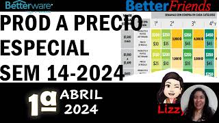 SEM 142024 PROD A PRECIO ESPECIAL DE BETTERWARE [upl. by Adrell]