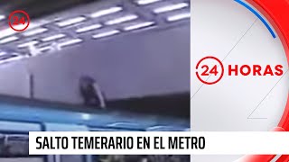 Salto temerario  24 Horas TVN Chile [upl. by Garap428]