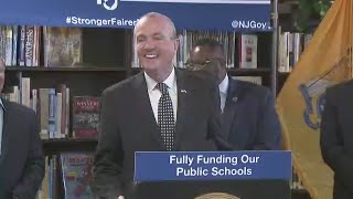 Gov Murphy Talks School Funding In State Budget [upl. by Ladiv]