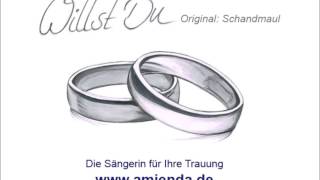 Willst du  Schandmaul Amienda Hochzeitssängerin [upl. by Eahs296]