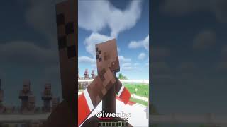 Jake Paul vs Mike Tyson minecraft shorts [upl. by Arivle]