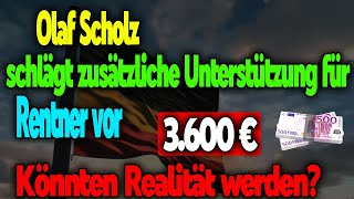 Olaf Scholz diskutiert mögliche zusätzliche Unterstützung für Rentner – Was könnte kommen [upl. by Hirschfeld]