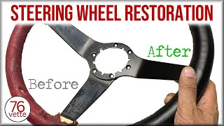 Guide to STEERING WHEEL Restoration [upl. by Aikenahs]