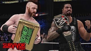 WWE Survivor Series 2015  Roman Reigns Wins WWE Title amp Sheamus Cashes MITB [upl. by Anirpas]