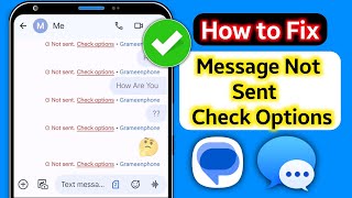 Not Sending Check Option Problem  Fix Messages Trouble Sending Problem Message Not Sending Problem [upl. by Tirrag603]