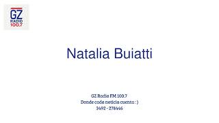 Natalia Buiatti en GZ Radio FM 1007 [upl. by Tiphani]