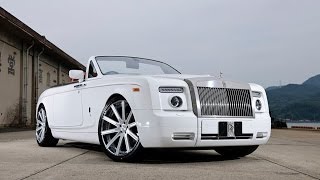 Rolls Royce Phantom Drophead Coupe on 22quot Lexani Forged wheels [upl. by Adnarram]