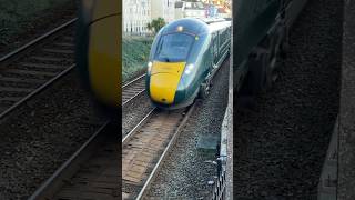 GWR class 802 clattering under kennaway footbridge Paddington to Plymouth802019802003 IETs [upl. by Boj]