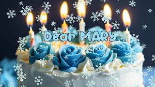 Happy Birthday MARY Music ❄️ Happy Birthday Song for Mary ❄️ Religion music church choral amp organ [upl. by Lered]