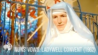 Nuns Vows at Ladywell Convent 1962  British Pathé [upl. by Atihcnoc656]