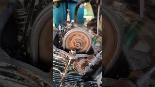 How to motorcycle engine timing chain work shorts [upl. by Male601]