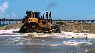 Nags Head Beach Nourishment 932011 [upl. by Faxun]