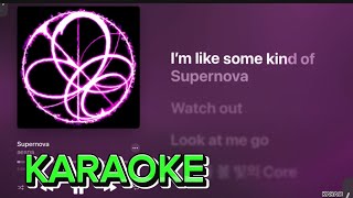 KARAOKE aespa  Supernova [upl. by Anoed252]