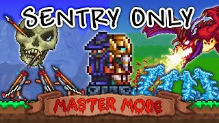 Can I Beat Terraria Master Mode Using Only Sentries [upl. by Gamber]