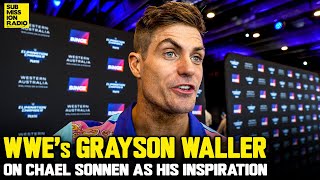 WWEs Grayson Waller Names Chael Sonnen As His Inspiration Rates Conor Ronda Colbys Trash Talk [upl. by Adnoloy]