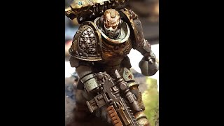 Space Wolves Successor Chapter Master diorama tutorial [upl. by Haelem]