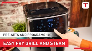 How to Use the Presets and Programs  Tefal Easy Fry Grill amp Steam XXL FW2018 Part 2 [upl. by Aicila394]