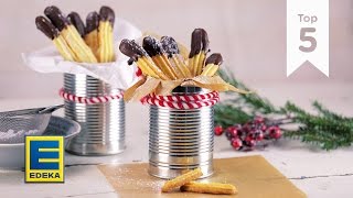 Top 5 Weihnachtsplätzchen  Von MürbeteigKeksen bis SpritzgebäckPommes  EDEKA [upl. by Neenaej]