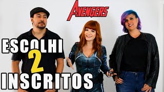 ESCOLHI DOIS INSCRITOS E OLHA NO QUE DEU AVENGERS [upl. by Aggi]