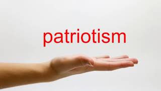 How to Pronounce patriotism  American English [upl. by Aida]