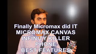 Finally Micromax did IT Micromax Canvas Infinity Bezel Less Phone [upl. by Arleyne]