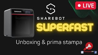 Unboxing Sharebot Superfast Flashforge 5M PRO [upl. by Nnylodnewg]