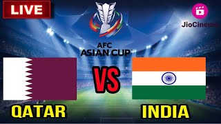 India vs Qatar Live Match 🔴India vs Qatar football live asia world cup qualifier 2023 [upl. by Maggie]