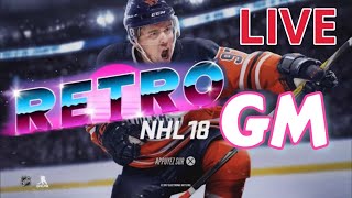 RETRO GM Les Canadiens de Marc Bergevin Franchise NHL 18 Ep4 LIVE [upl. by Arramat535]