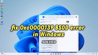 FIXED 0xc0000139 BSOD error in Windows PC [upl. by Ihculo]